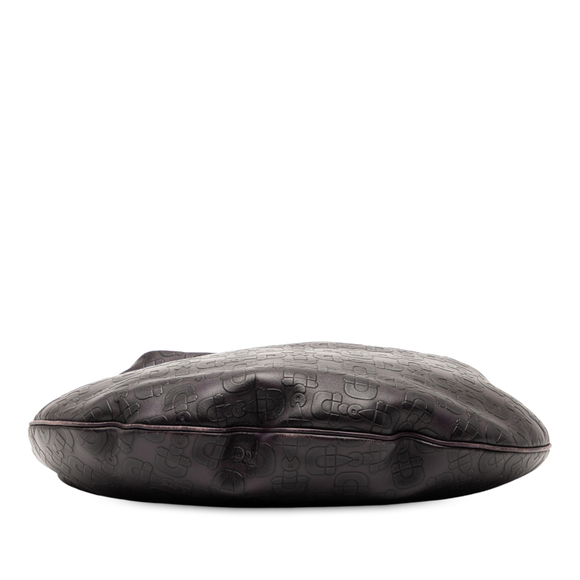 Pre-Loved Gucci Embossed Leather Horsebit Glam Hobo - Picture 3 of 8